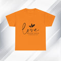 Love Never Fails Unisex Heavy Cotton Tee - Inspirational Christian T-Shirt - GULLYDESIGN