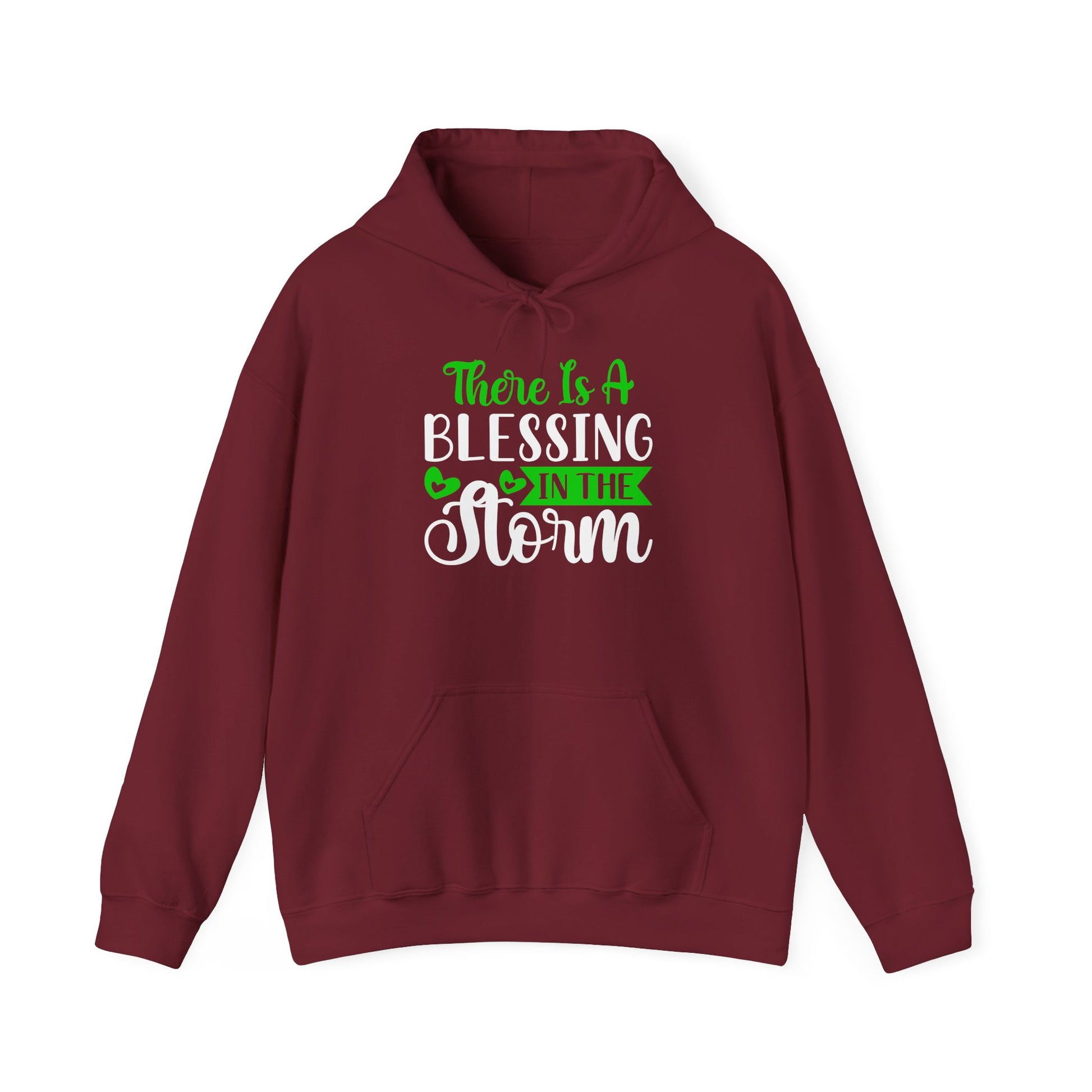 Blessing in the Storm Hoodie | Unisex Heavy Blend Sweatshirt for Comfort and Style - GULLYDESIGN