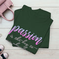 Passion is the Key Unisex Heavy Cotton Tee - Motivational T-Shirt for Inspiration and Abundance - GULLYDESIGN