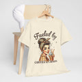 Fueled by Coffee & Chaos Unisex Tee - Fun Graphic Shirt for Coffee Lovers - GULLYDESIGN