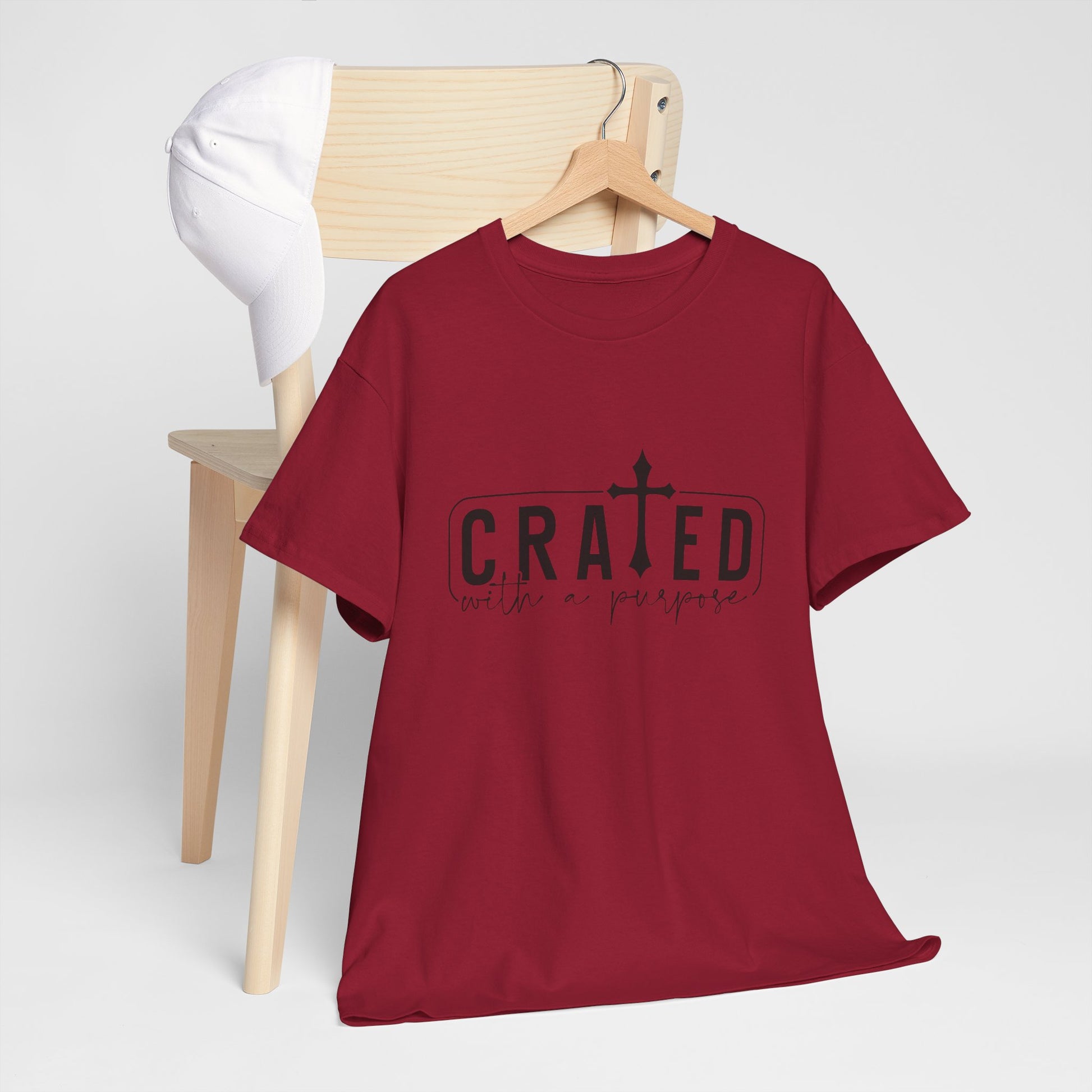 Unisex Heavy Cotton Tee - Grated with a Purpose Graphic Tee - GULLYDESIGN