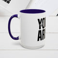 Inspirational Colorful Mug - Empowering Affirmations for Coffee Lovers - GULLYDESIGN