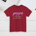 Passion is the Key Unisex Heavy Cotton Tee - Motivational T-Shirt for Inspiration and Abundance - GULLYDESIGN