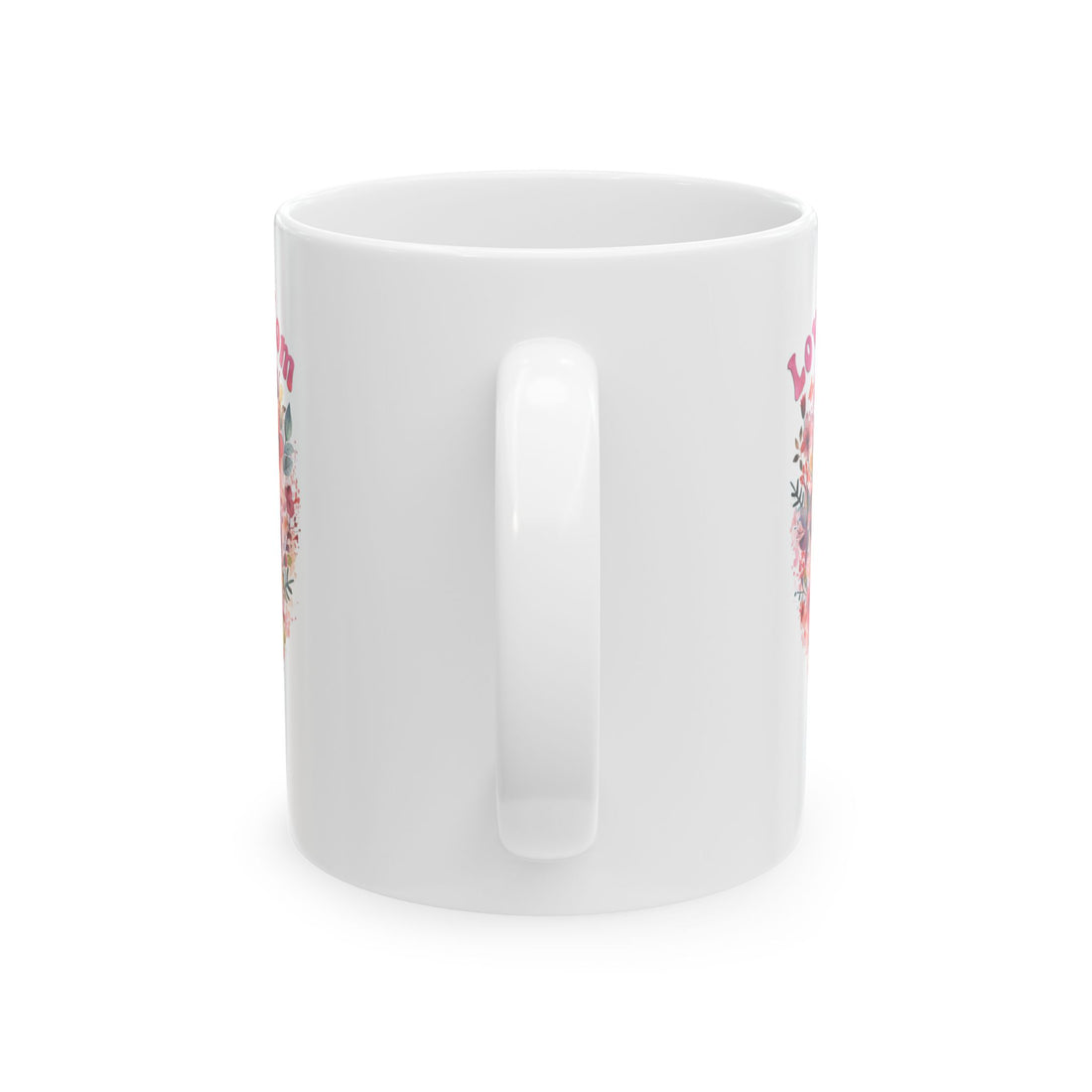 Love You, Mom Floral Ceramic Mug - Perfect Gift for Mother's Day