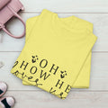 Inspirational Unisex Heavy Cotton Tee - 'Oh How He Loves Us' John 4:10 - GULLYDESIGN