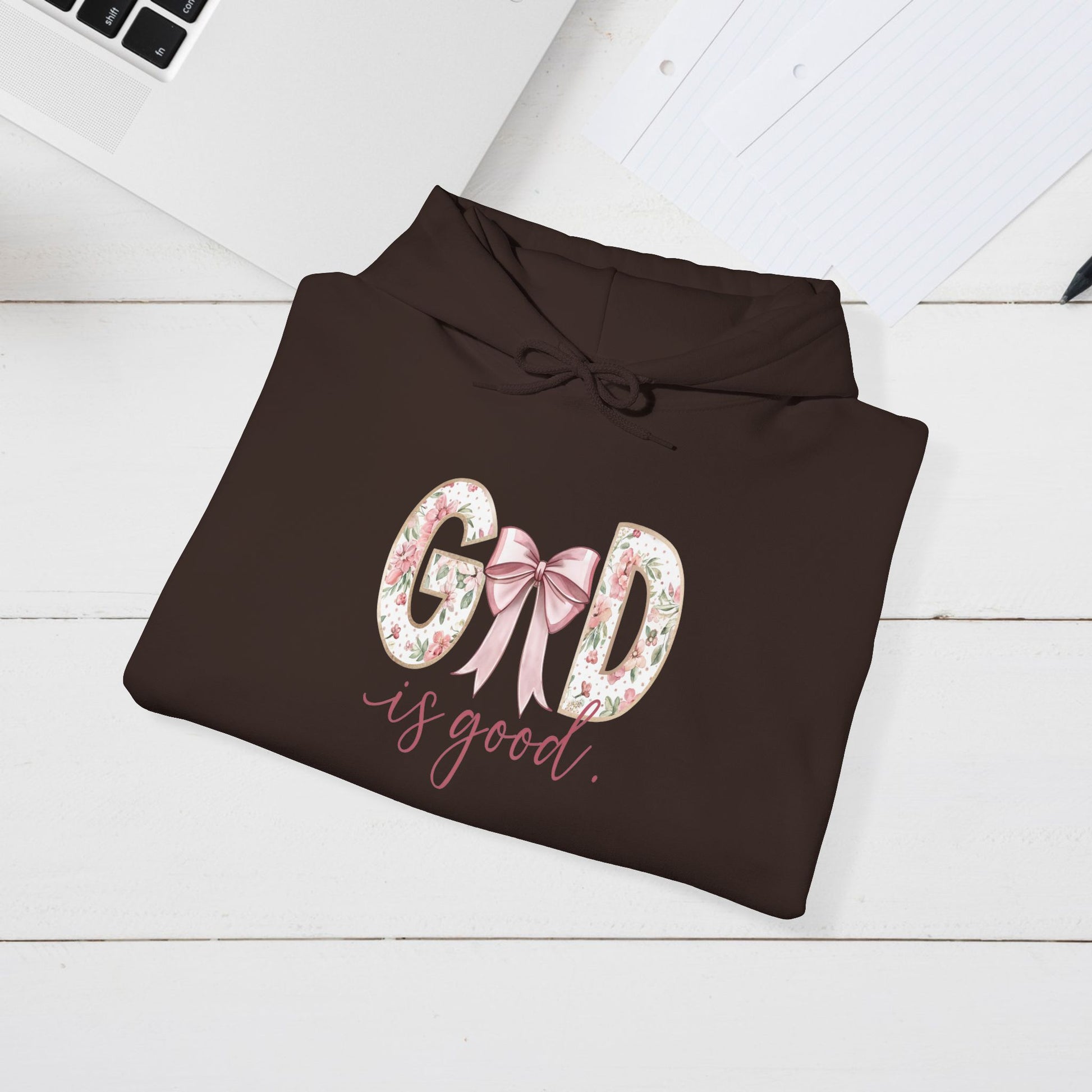 Inspirational God is Good Hoodie - Unisex Heavy Blend™ Sweatshirt - GULLYDESIGN