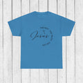 Faith-Inspired Unisex Heavy Cotton Tee - 'The Way, The Truth, The Life' - GULLYDESIGN