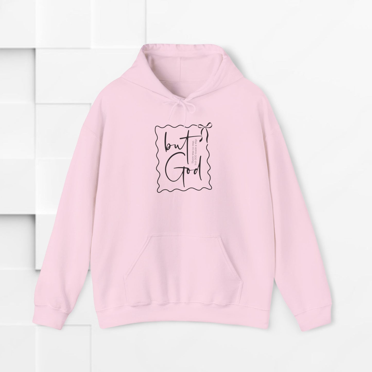 Inspirational Unisex Heavy Blend Hoodie - "but God" Design