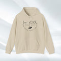 Inspirational Hoodie - Be Still Psalm 46:10 Heavy Blend Sweatshirt - GULLYDESIGN