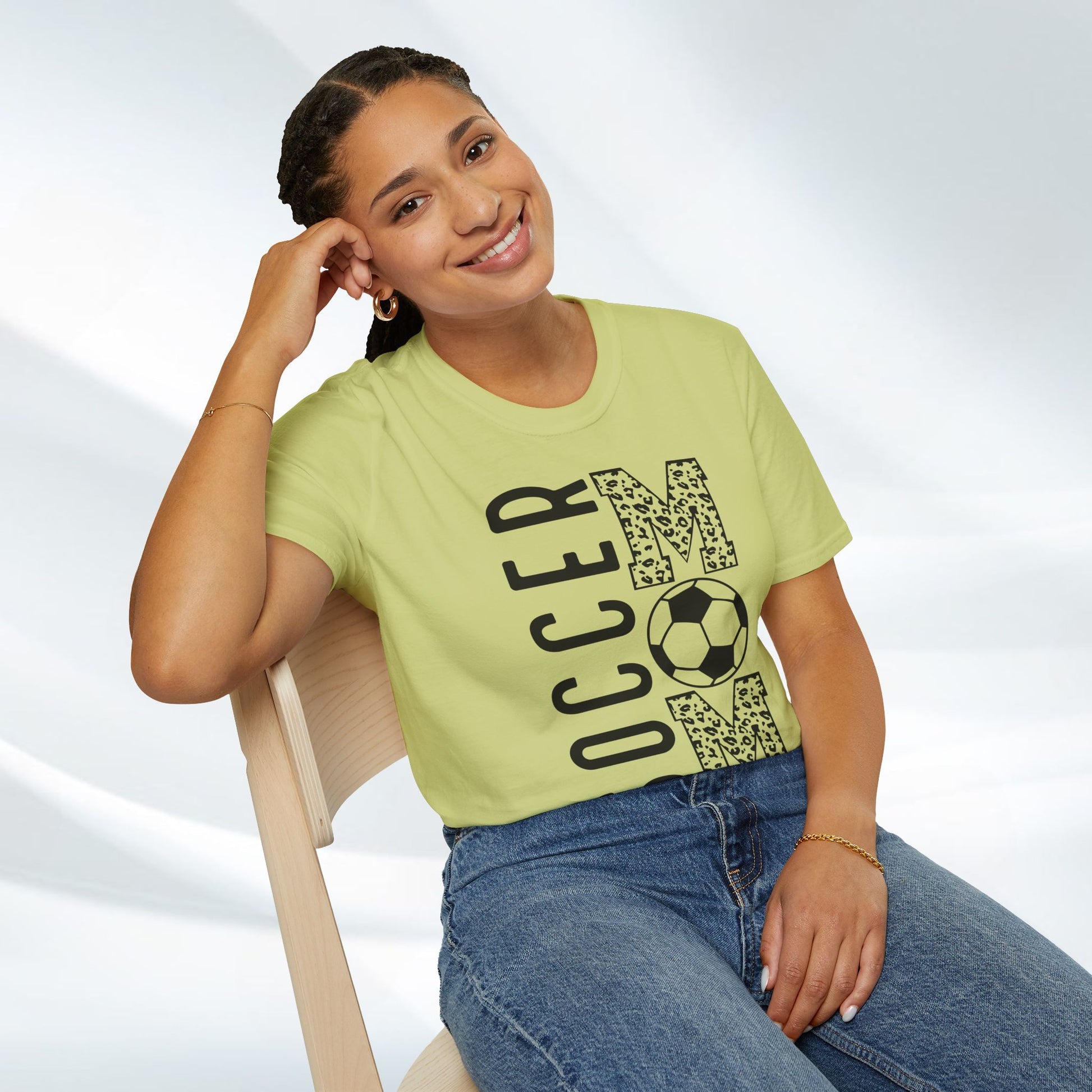 Soccer Mom Unisex Softstyle T-Shirt - Perfect Gift for Sporty Moms - GULLYDESIGN