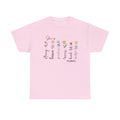 Inspirational Mom Heavy Cotton Tee - Strong, Brave, Kind, Beautiful Design - GULLYDESIGN