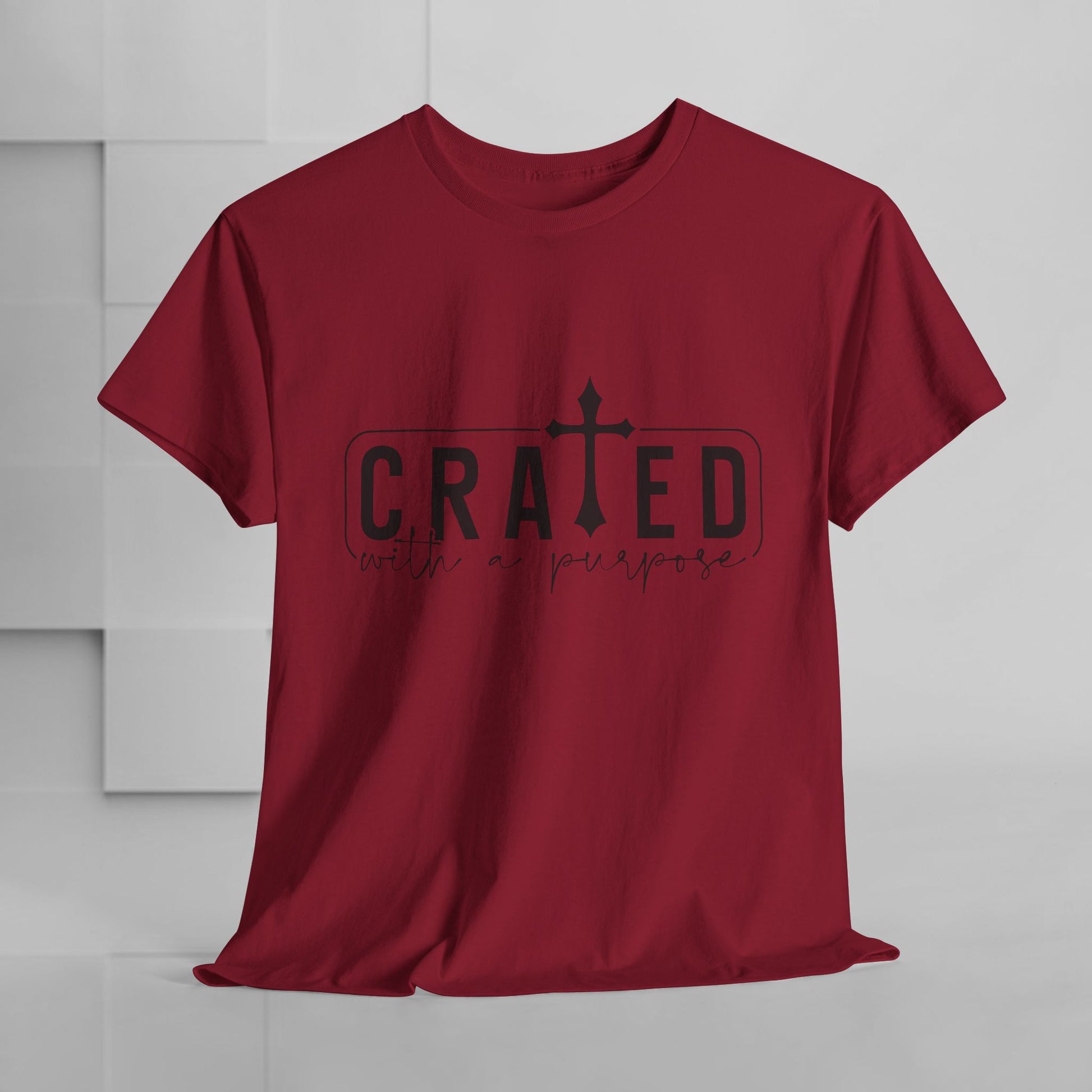 Unisex Heavy Cotton Tee - Grated with a Purpose Graphic Tee - GULLYDESIGN