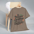 Empowering Women's Quote Unisex Heavy Cotton Tee - 'She Overcame Everything' - GULLYDESIGN