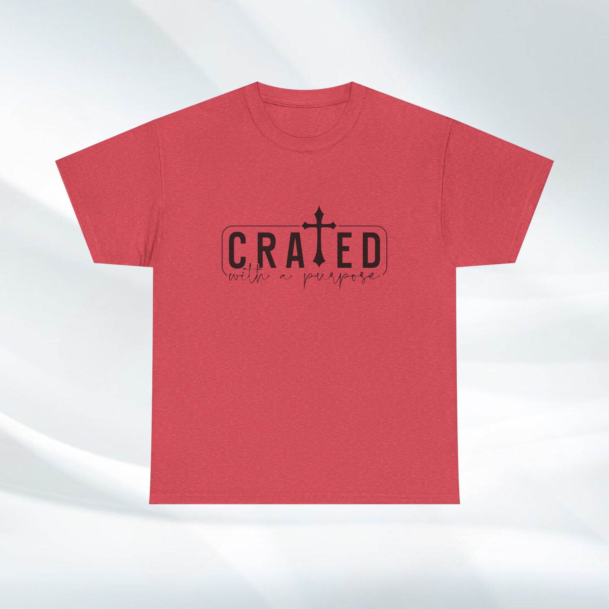 Unisex Heavy Cotton Tee - Grated with a Purpose Graphic Tee - GULLYDESIGN
