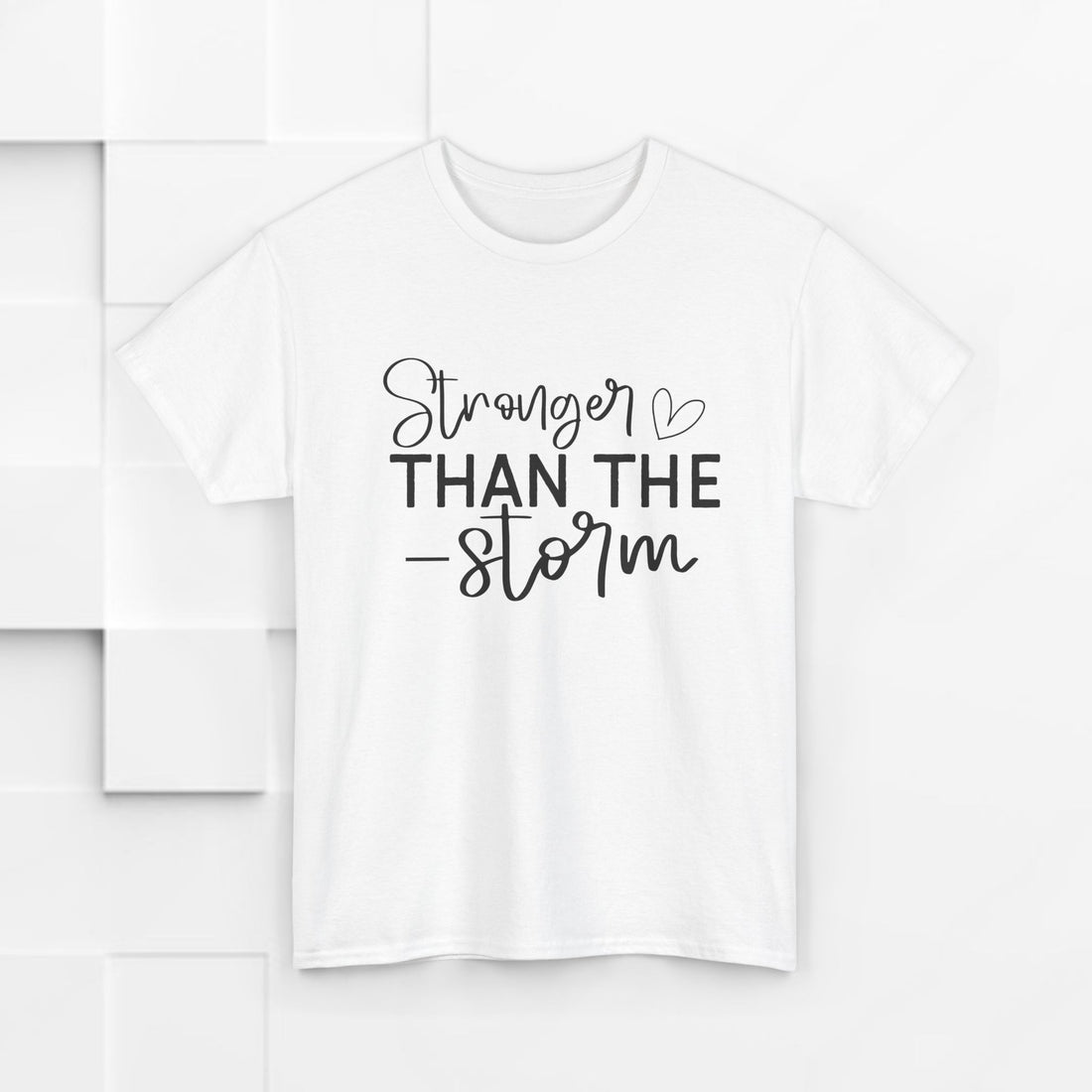 Stronger Than The Storm Unisex Heavy Cotton Tee - GULLYDESIGN