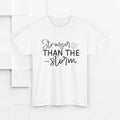Stronger Than The Storm Unisex Heavy Cotton Tee - GULLYDESIGN