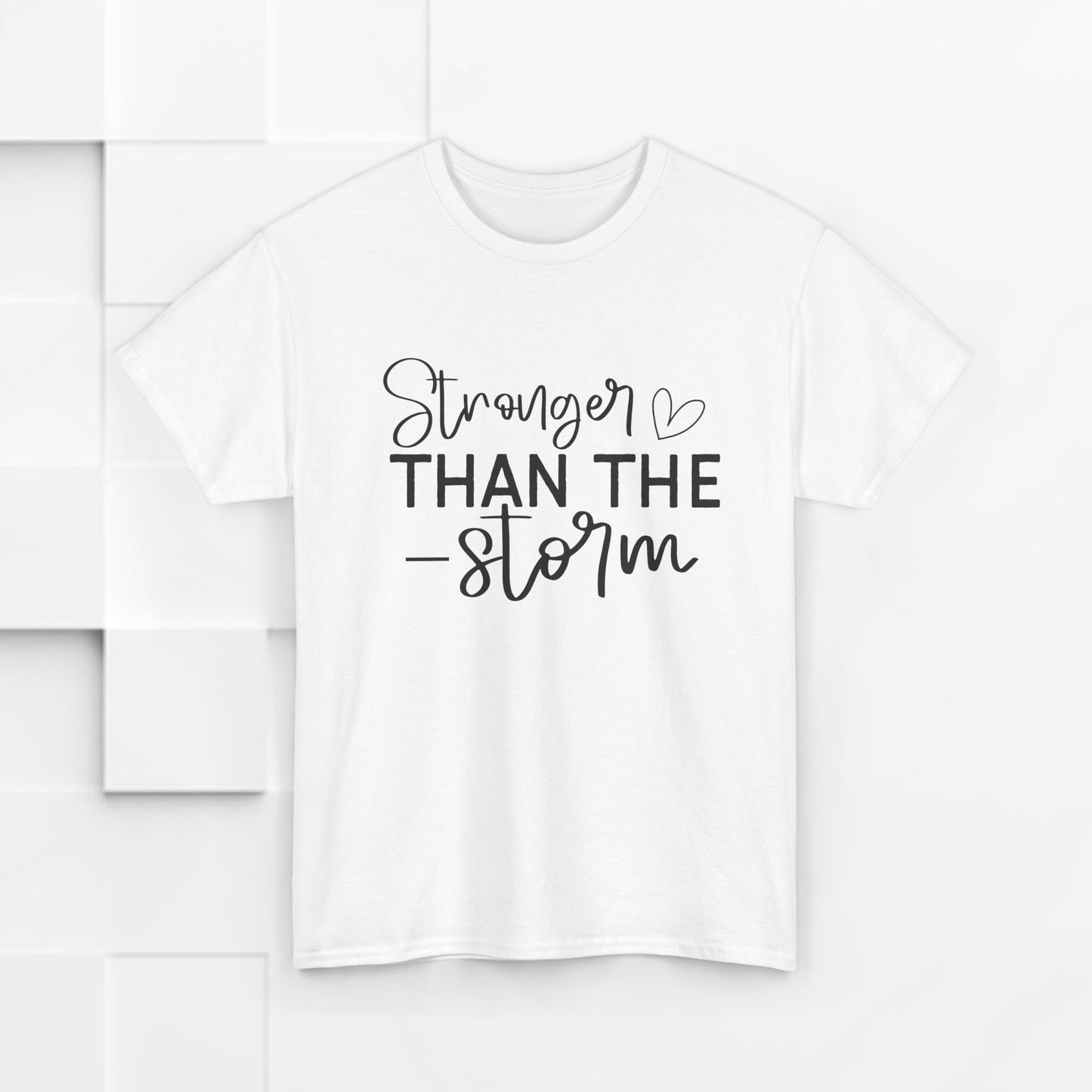 Stronger Than The Storm Unisex Heavy Cotton Tee