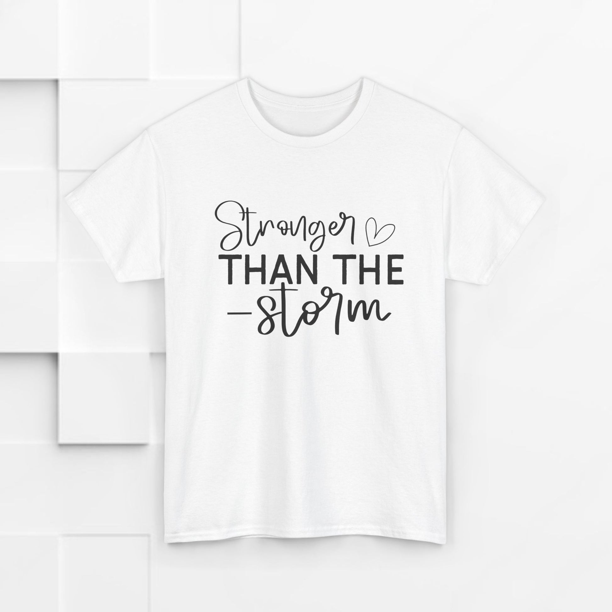 Stronger Than The Storm Unisex Heavy Cotton Tee - GULLYDESIGN