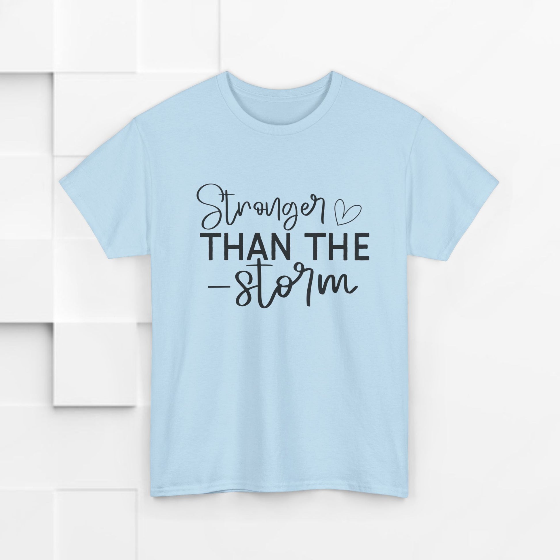 Stronger Than The Storm Unisex Heavy Cotton Tee - GULLYDESIGN