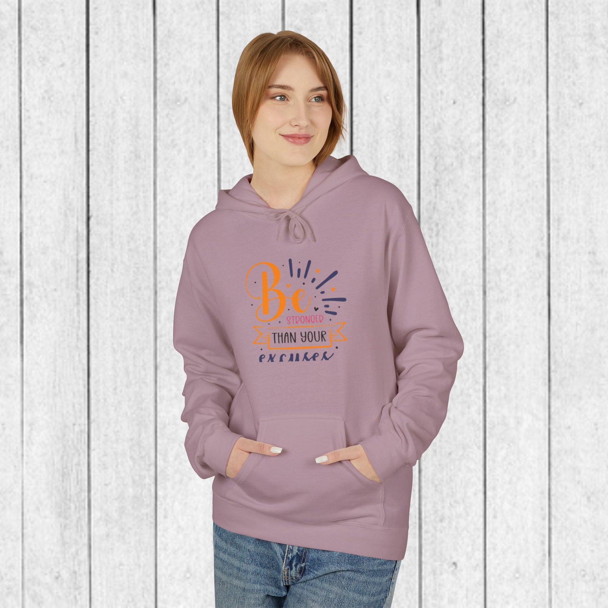 Be Brighter Than Your Excuses Unisex Hoodie - GULLYDESIGN
