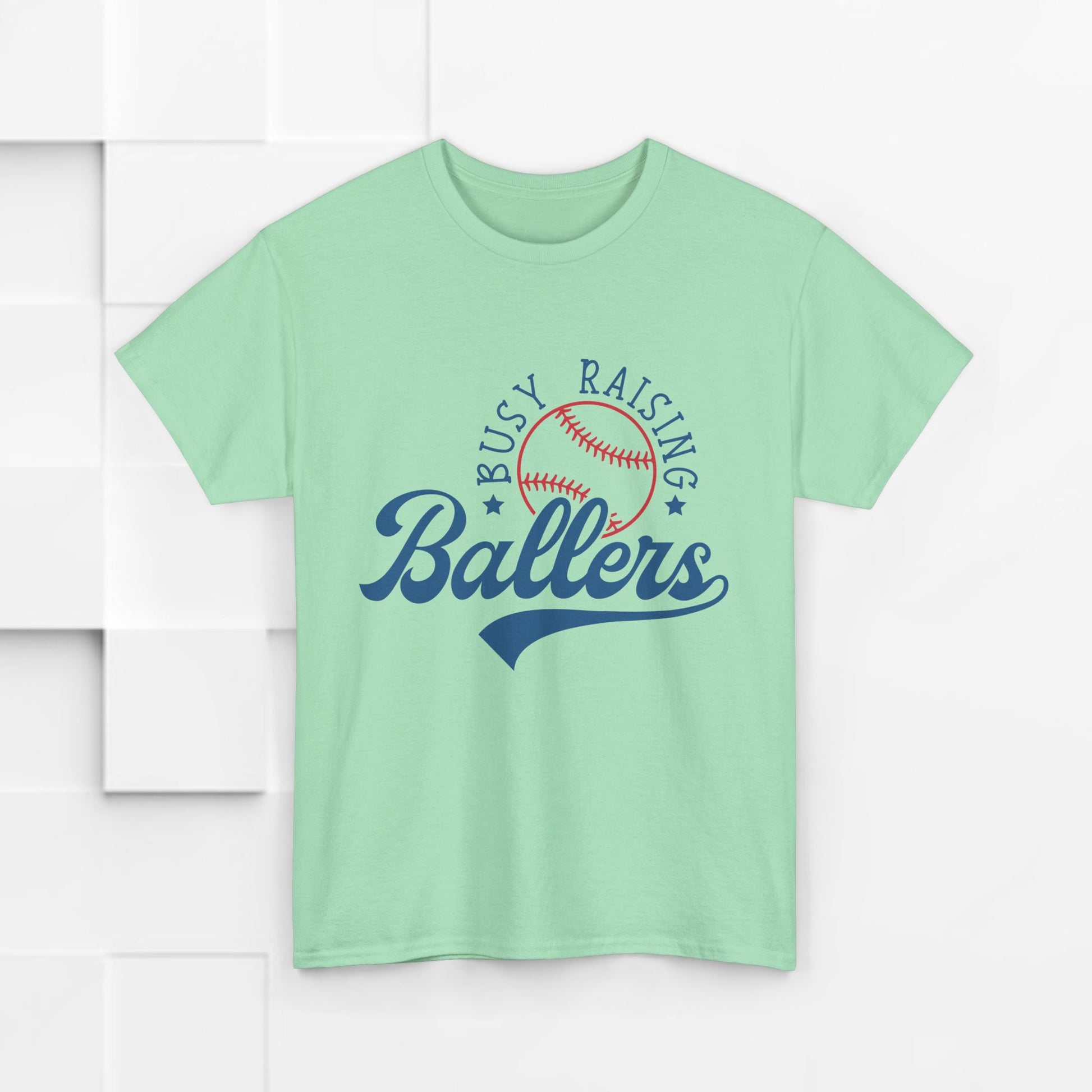 Busy Raising Ballers Unisex Heavy Cotton Tee - GULLYDESIGN