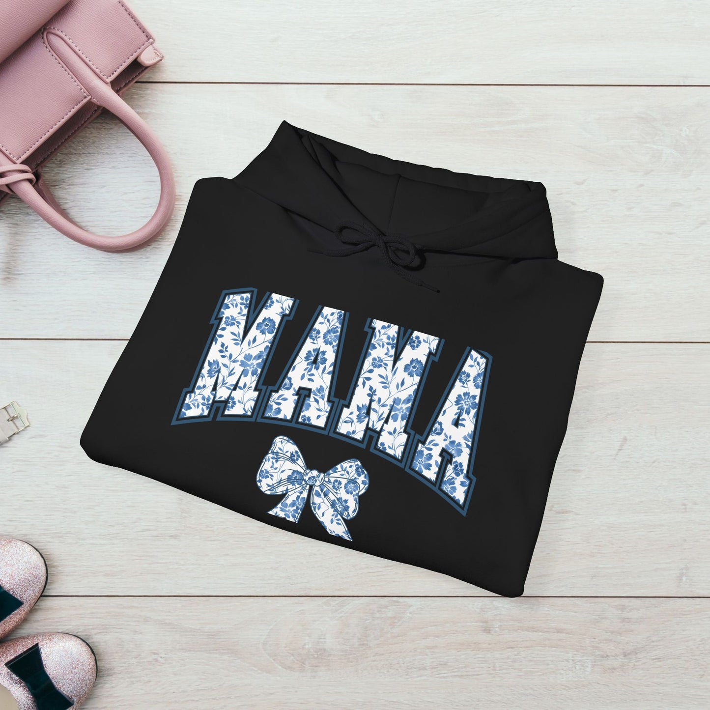 Floral Mama Hoodie - Comfortable Unisex Heavy Blend Sweatshirt for Moms