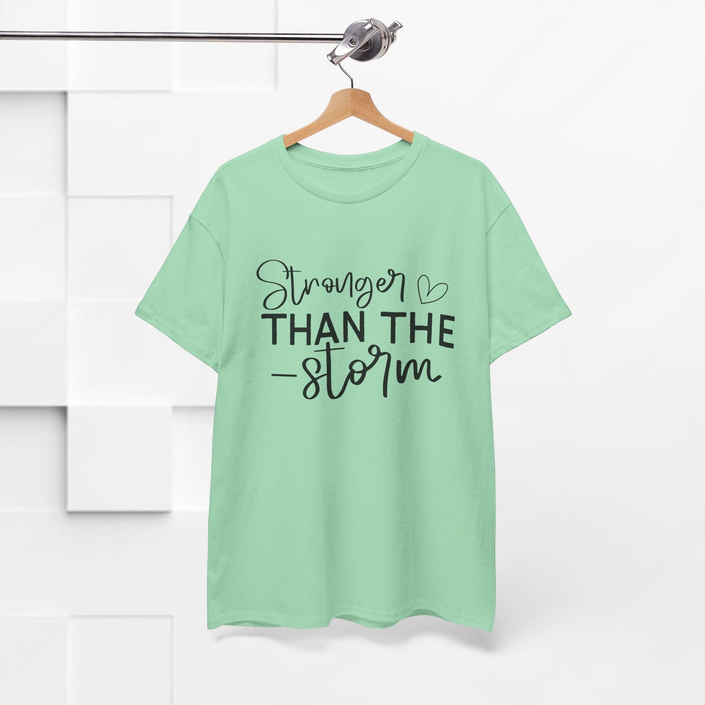 Stronger Than The Storm Unisex Heavy Cotton Tee