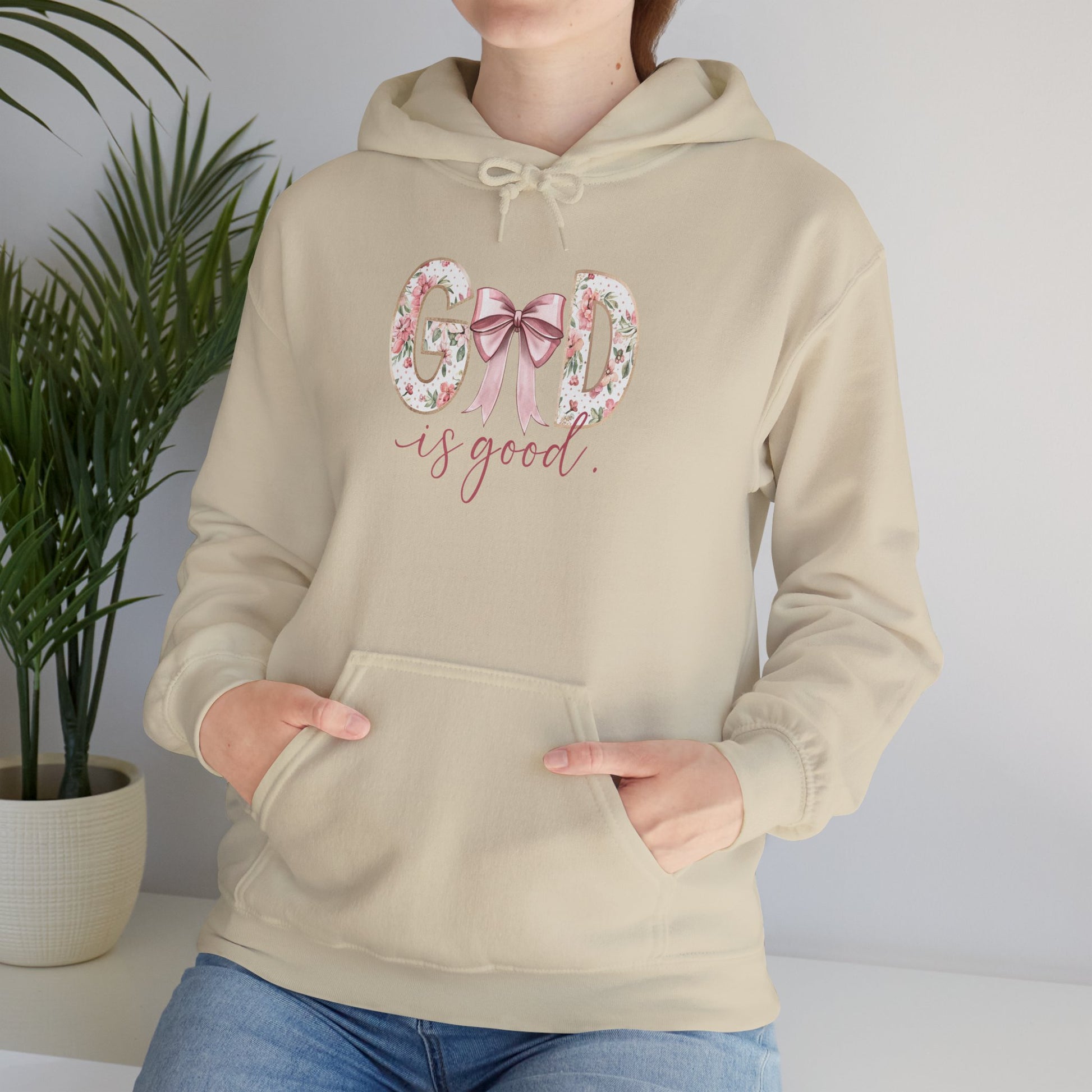 Inspirational God is Good Hoodie - Unisex Heavy Blend™ Sweatshirt - GULLYDESIGN