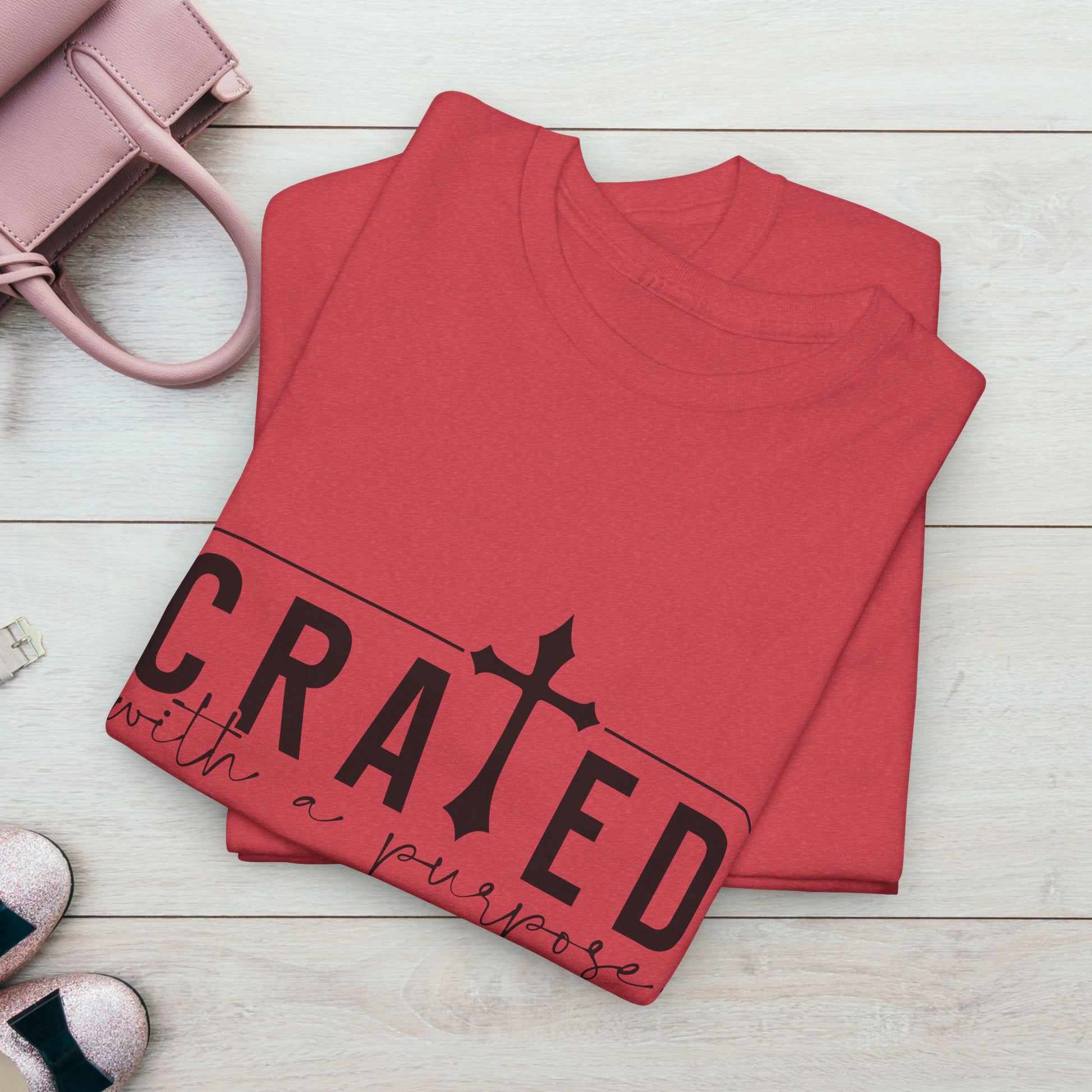 Unisex Heavy Cotton Tee - Grated with a Purpose Graphic Tee - GULLYDESIGN