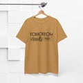 Inspirational Unisex Heavy Cotton Tee - 'Tomorrow Needs You' - GULLYDESIGN