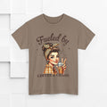 Fueled by Coffee & Chaos Unisex Tee - Fun Graphic Shirt for Coffee Lovers - GULLYDESIGN