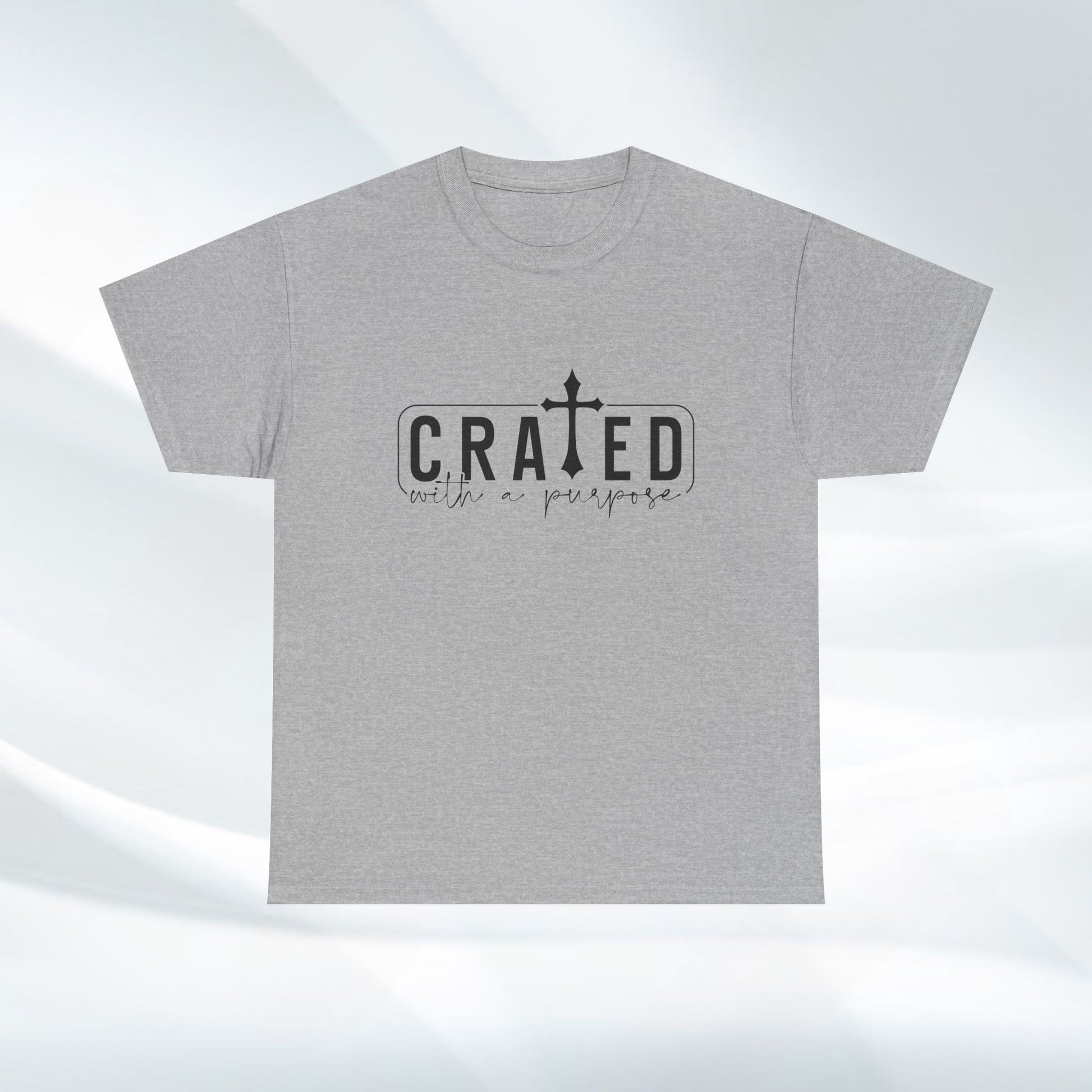 Unisex Heavy Cotton Tee - Grated with a Purpose Graphic Tee - GULLYDESIGN