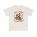 Feral Moms Social Club Tee - Unisex Heavy Cotton T-Shirt for Fun & Rebellious Moms - GULLYDESIGN