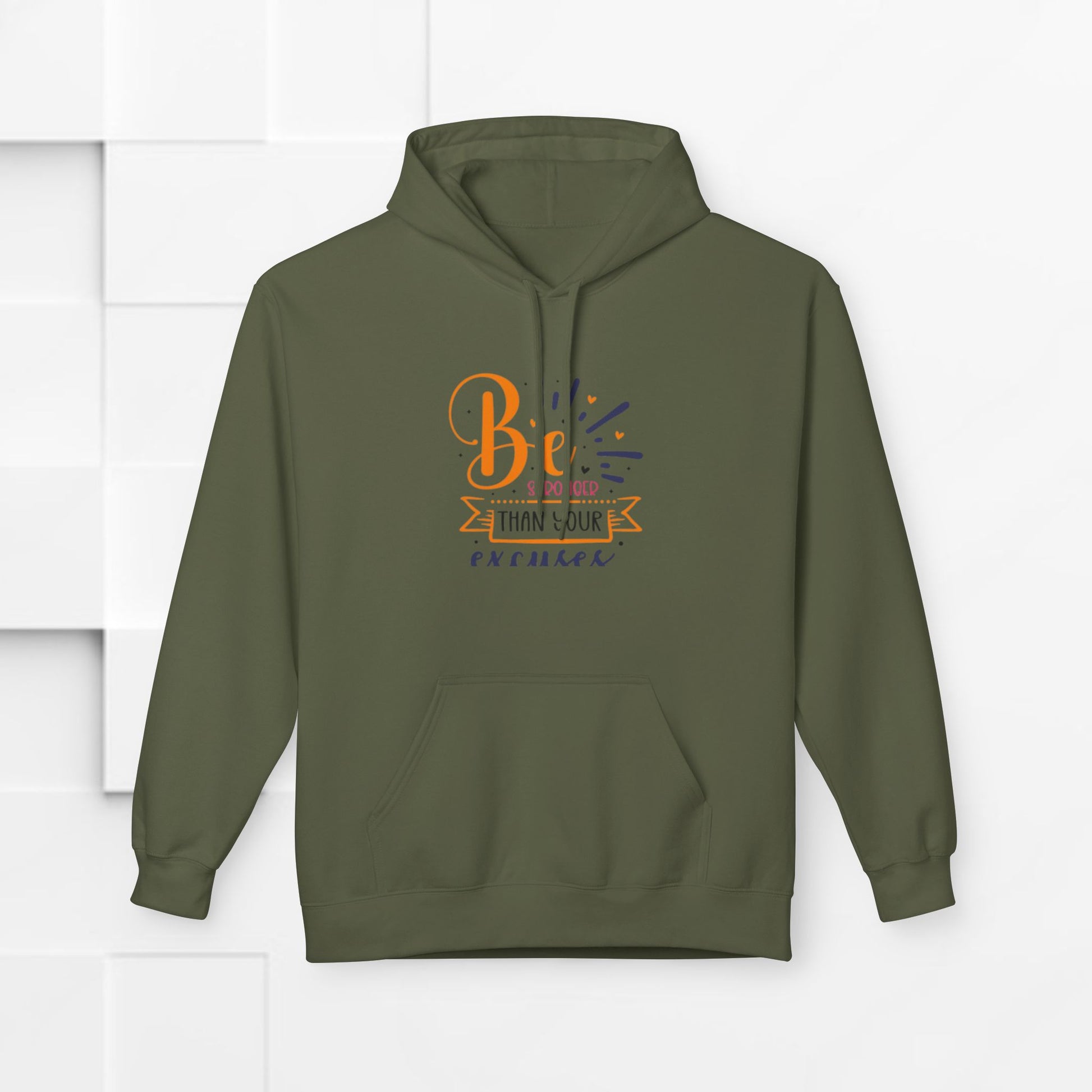 Be Brighter Than Your Excuses Unisex Hoodie - GULLYDESIGN