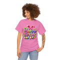 Happy Easter Unisex Heavy Cotton Tee - Fun & Festive Spring Shirt - GULLYDESIGN