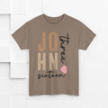 Personalized Unisex Heavy Cotton Tee - Custom Name & Age Design - GULLYDESIGN