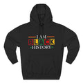 Black History Three-Panel Fleece Hoodie - Celebrate Identity & Culture - GULLYDESIGN