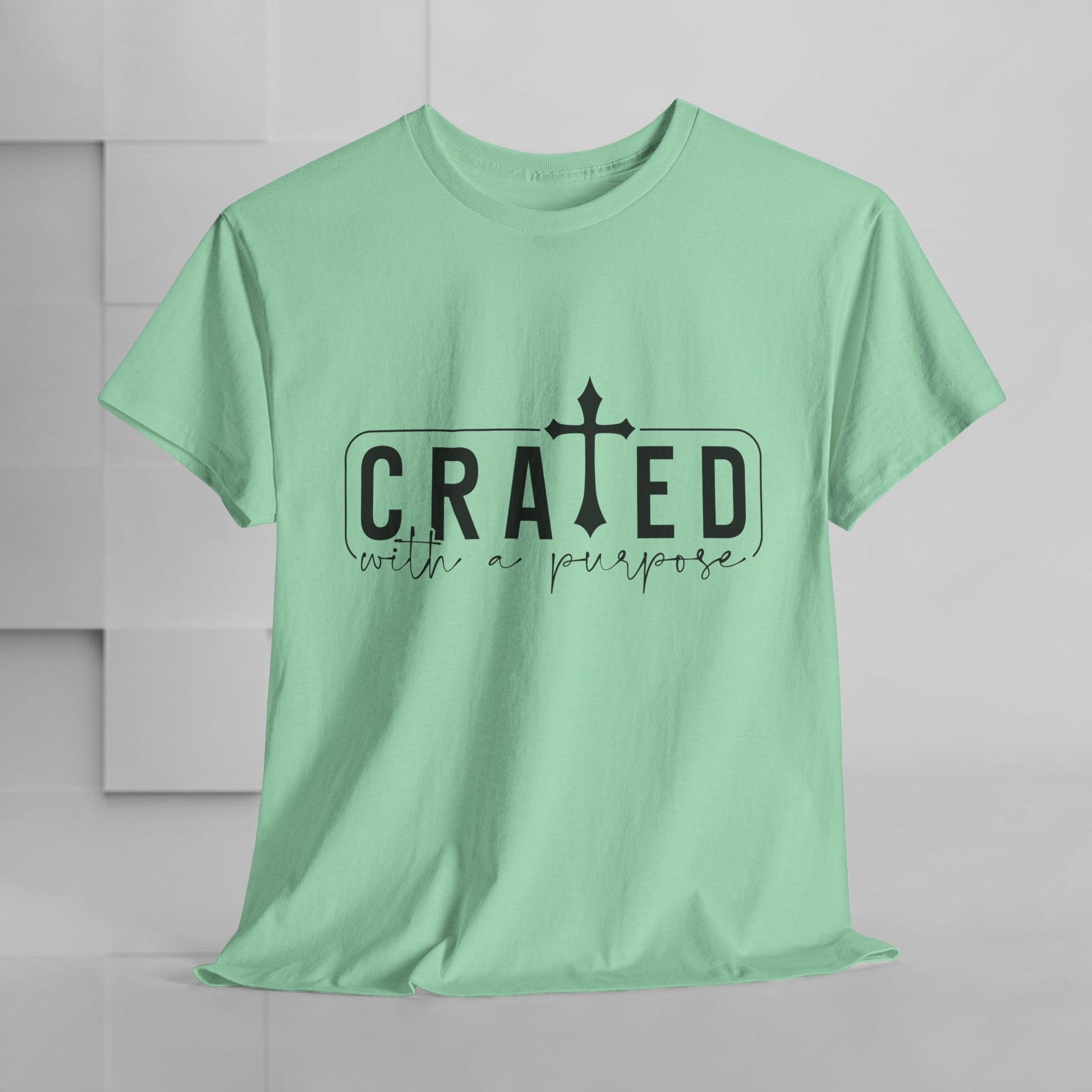 Unisex Heavy Cotton Tee - Grated with a Purpose Graphic Tee - GULLYDESIGN