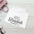 Blessed Hooded Sweatshirt | Jeremiah 17:7 | Cozy Unisex Sweatshirt for Faith & Inspiration - GULLYDESIGN