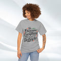 Empowering Women's Quote Unisex Heavy Cotton Tee - 'She Overcame Everything' - GULLYDESIGN