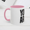 Inspirational Colorful Mug - Empowering Affirmations for Coffee Lovers