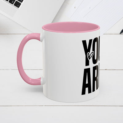 Inspirational Colorful Mug - Empowering Affirmations for Coffee Lovers
