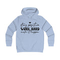 Stay Positive Work Hard Motivational College Hoodie - GULLYDESIGN
