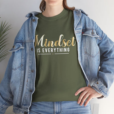 Mindset Unisex Heavy Cotton Tee - Inspirational T-Shirt for Positive Thinking