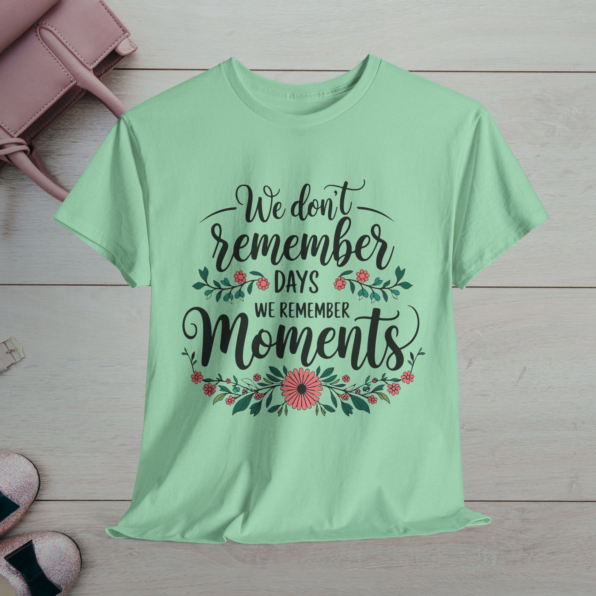 Moments Remembrance Unisex Heavy Cotton Tee - Inspirational Graphic Shirt - GULLYDESIGN