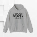 Know Your Worth Inspirational Hoodie - GULLYDESIGN