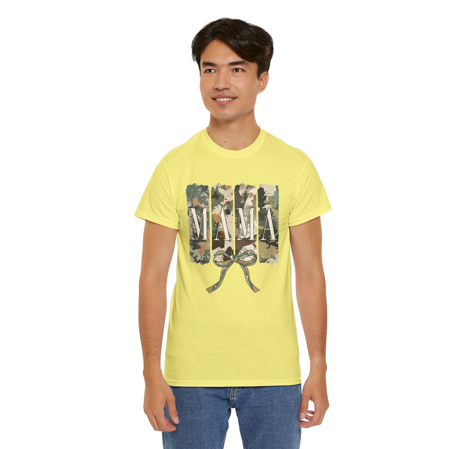Camo Mama Unisex Heavy Cotton Tee - Perfect Gift for Moms