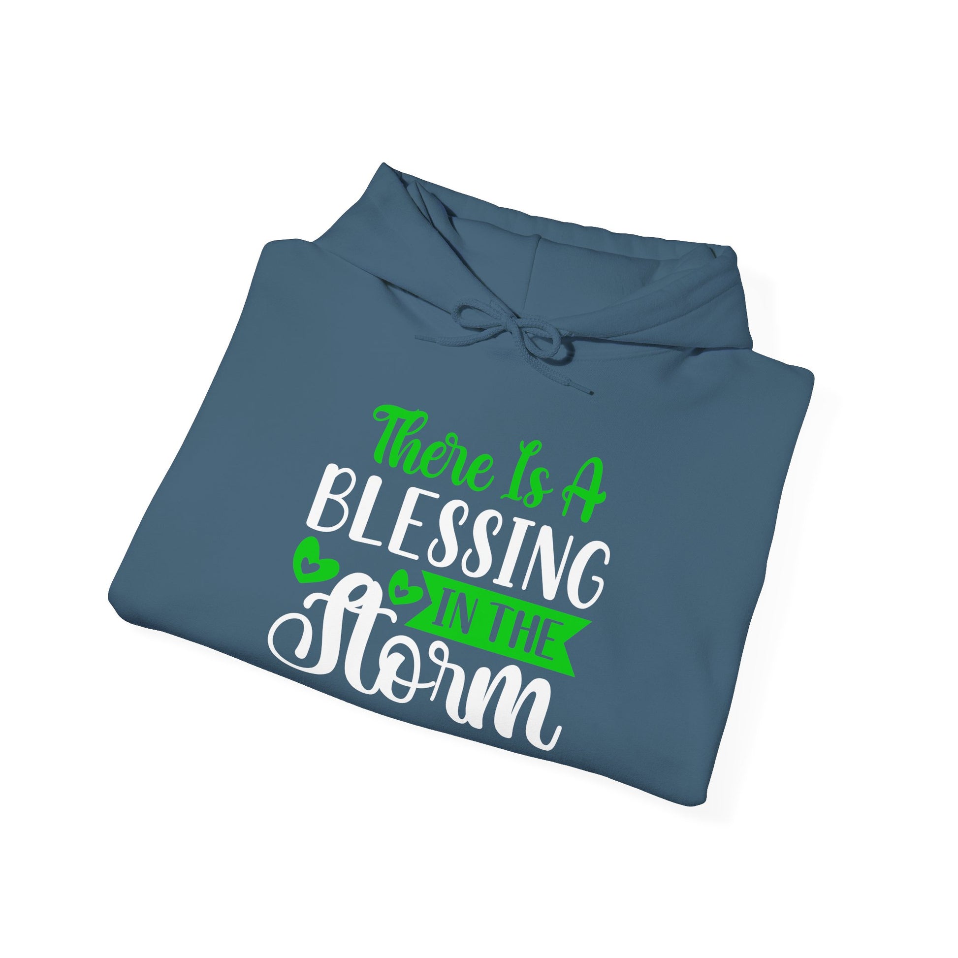 Blessing in the Storm Hoodie | Unisex Heavy Blend Sweatshirt for Comfort and Style - GULLYDESIGN