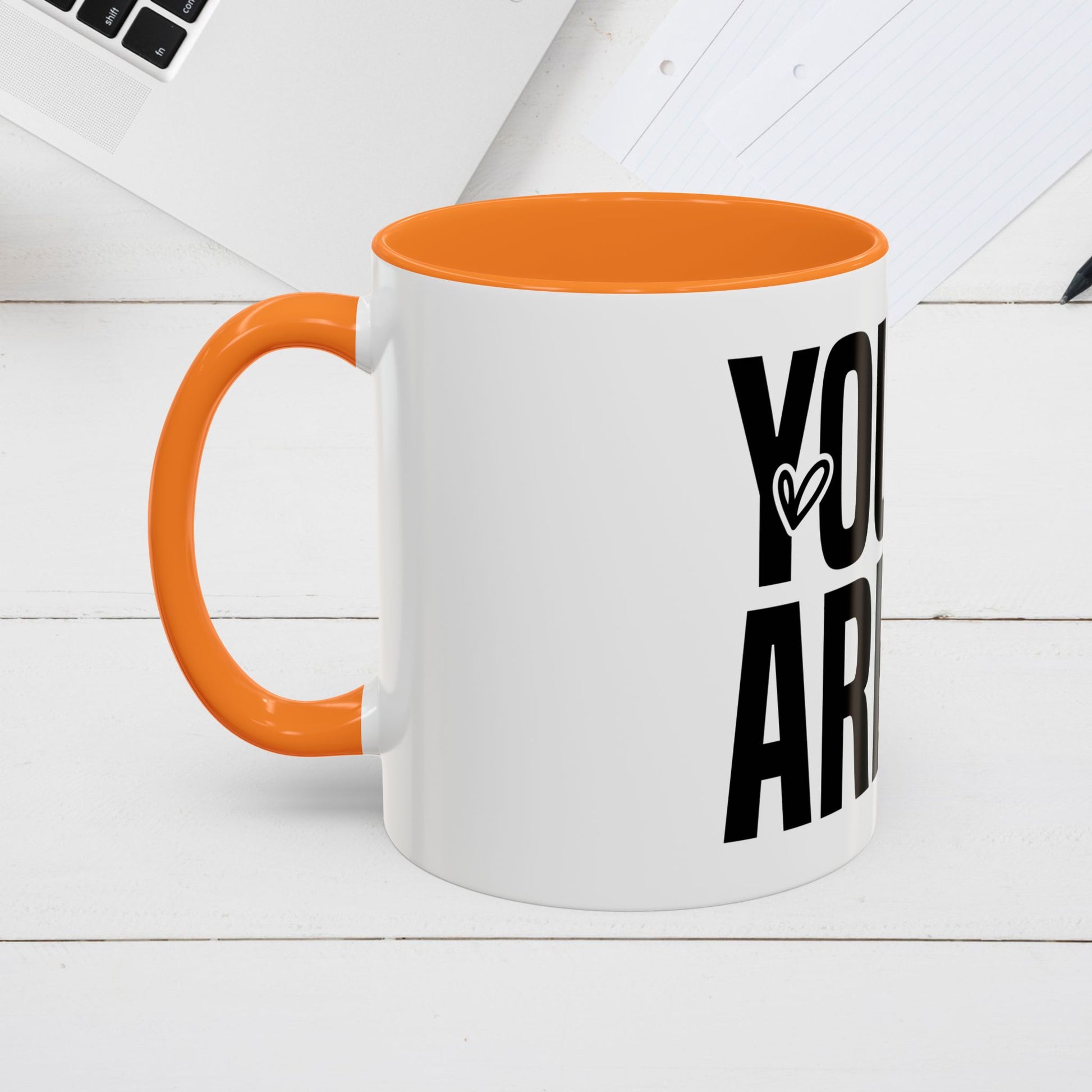 Inspirational Colorful Mug - Empowering Affirmations for Coffee Lovers - GULLYDESIGN