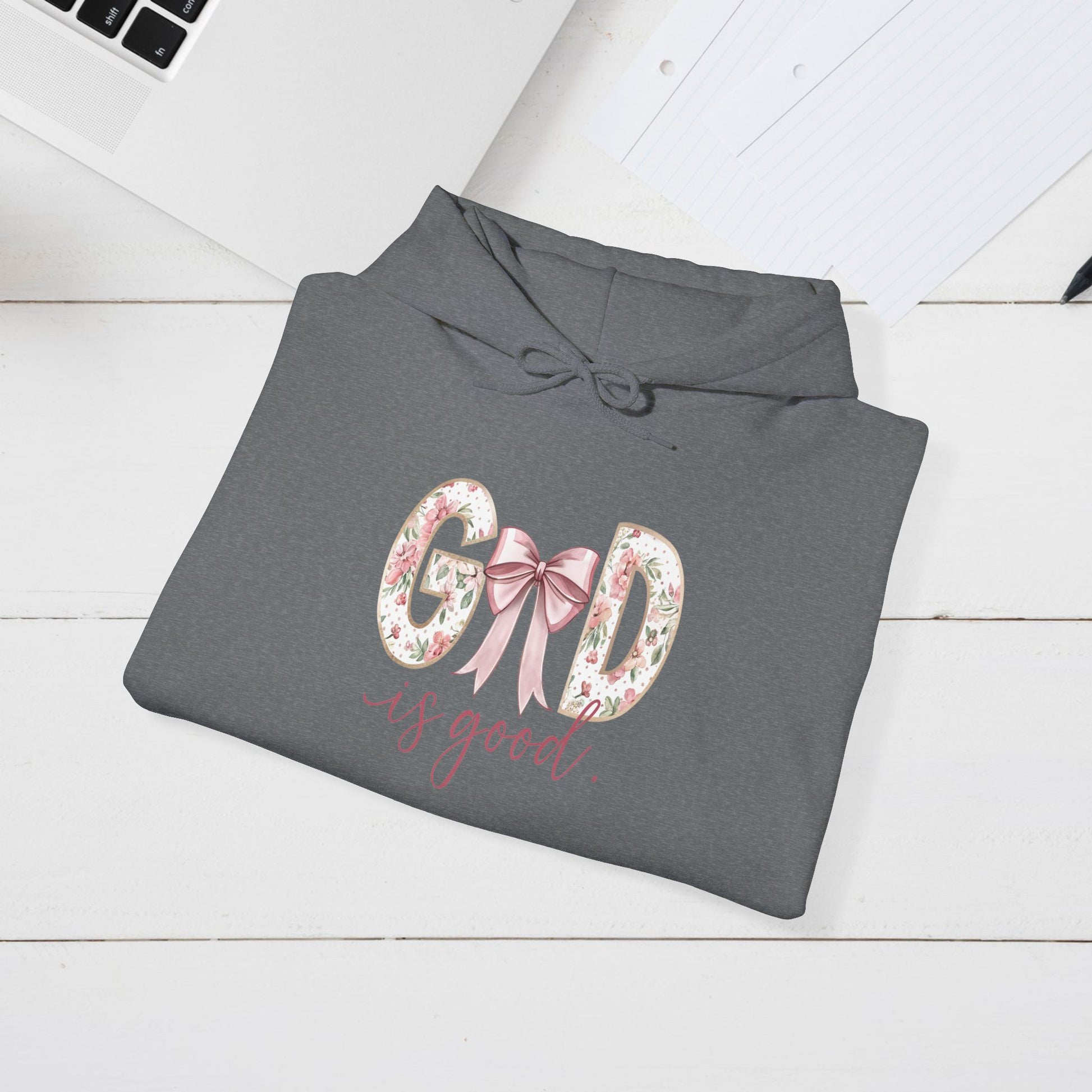Inspirational God is Good Hoodie - Unisex Heavy Blend™ Sweatshirt - GULLYDESIGN